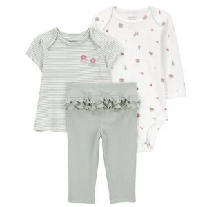 NEW NWT Girls Sz 18 Months Shirts & Coordinating Pants 3 Pc Outfit CHILD OF MINE